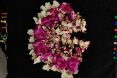 Pink-White-Floral-Bun-Hair-Accessory